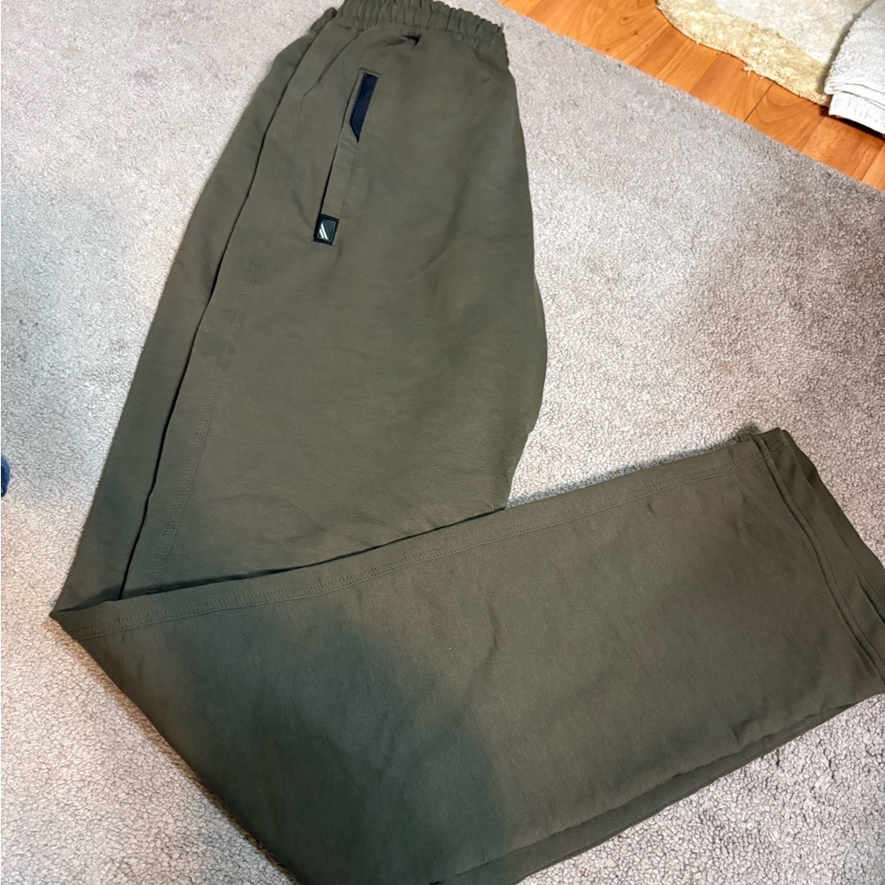 Men's Olive Green Casual Jogger Pants